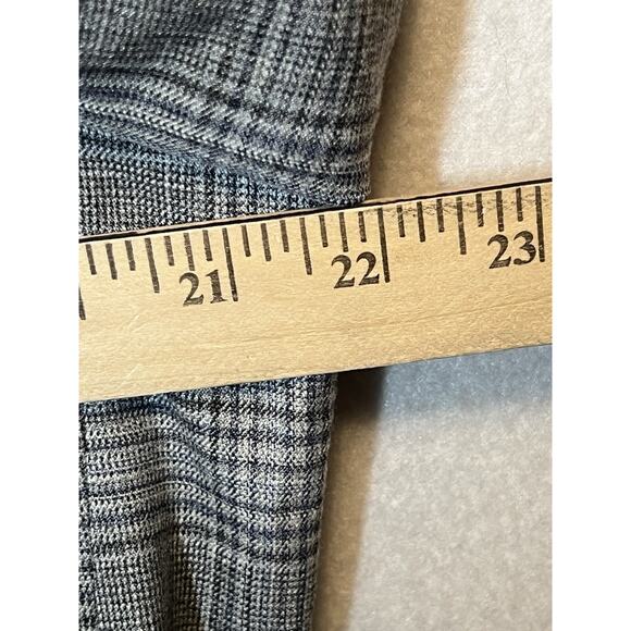 Lauren Ralph Lauren‎ Mens Two Button Blazer Jacket Gray Glen check Size 42R - Picture 10 of 14